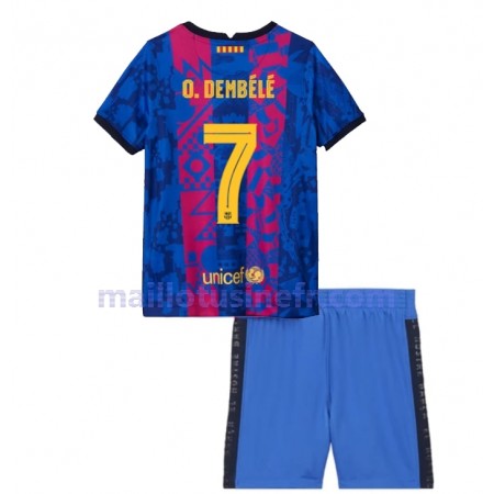 Maillot de Foot FC Barcelone O. Dembele 7 Troisième 2021-22 - Enfant